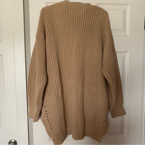 Fantastic Fawn NWOT Tan Cardigan Women’s Size L, Brand New, no tags GORGEOUS! - Picture 5 of 6